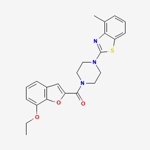 (7-Ethoxybenzofuran-2-yl)(4-(4-methylbenzo[d]thiazol-2-yl)piperazin-1-yl)methanone