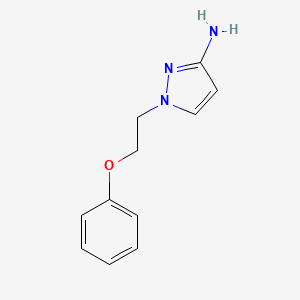 molecular formula C11H13N3O B3001161 1-(2-Phenoxyethyl)-1H-pyrazol-3-amine CAS No. 1240570-31-3