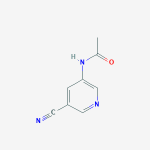 molecular formula C8H7N3O B3001172 n-(5-Cyanopyridin-3-yl)acetamide CAS No. 31205-53-5