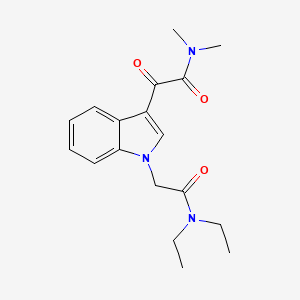 2-[1-[2-(diethylamino)-2-oxoethyl]indol-3-yl]-N,N-dimethyl-2-oxoacetamide
