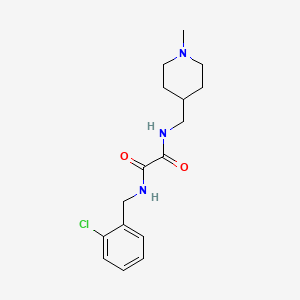 N1-(2-chlorobenzyl)-N2-((1-methylpiperidin-4-yl)methyl)oxalamide