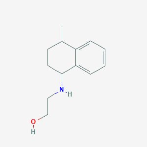 molecular formula C13H19NO B3001211 2-[(4-Methyl-1,2,3,4-tetrahydronaphthalen-1-yl)amino]ethan-1-ol CAS No. 1546474-62-7