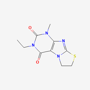 3-ethyl-1-methyl-6,7-dihydrothiazolo[2,3-f]purine-2,4(1H,3H)-dione