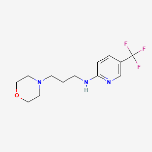 molecular formula C13H18F3N3O B3001291 N-(3-morpholinopropyl)-5-(trifluoromethyl)pyridin-2-amine CAS No. 1094686-81-3