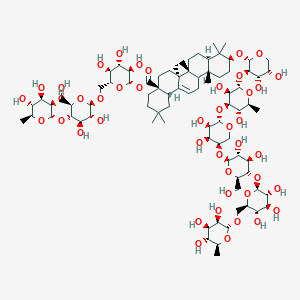 molecular formula C82H134O43 B3001298 Clematichinenoside AR 