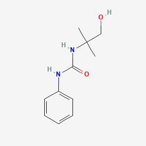 molecular formula C11H16N2O2 B3001350 1-(1-Hydroxy-2-methylpropan-2-yl)-3-phenylurea CAS No. 223600-51-9