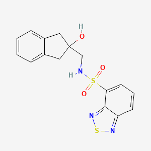 N-((2-hydroxy-2,3-dihydro-1H-inden-2-yl)methyl)benzo[c][1,2,5]thiadiazole-4-sulfonamide