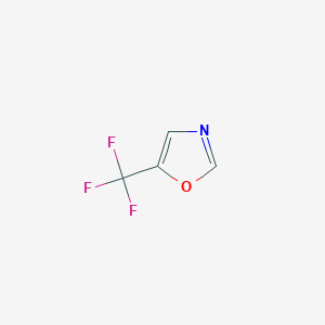 molecular formula C4H2F3NO B3001395 5-(Trifluoromethyl)-1,3-oxazole CAS No. 1359706-47-0