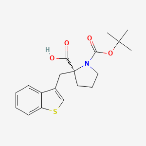 Boc-(S)-alpha-(3-benzothiophenylmethyl)-proline