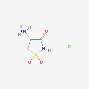 1,1,3-Trioxo-1lambda6,2-thiazolidin-4-aminium chloride