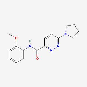 N-(2-methoxyphenyl)-6-(pyrrolidin-1-yl)pyridazine-3-carboxamide