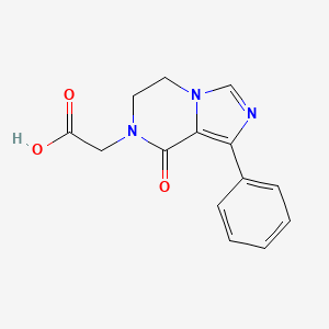 2-(8-Oxo-1-phenyl-5,6-dihydroimidazo[1,5-a]pyrazin-7(8H)-yl)acetic acid