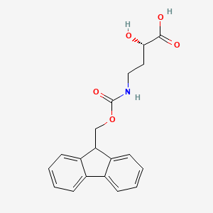 (S)-2-Hydroxy-4-(9H-fluorene-9-ylmethoxycarbonylamino)butanoic acid