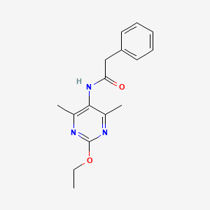 N-(2-ethoxy-4,6-dimethylpyrimidin-5-yl)-2-phenylacetamide