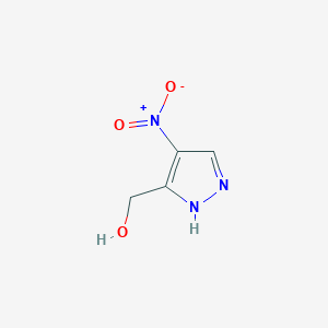 molecular formula C4H5N3O3 B3001458 (4-Nitro-1H-pyrazol-5-yl)methanol CAS No. 1479085-67-0