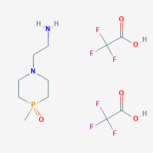 2-(4-Methyl-4-oxo-1,4lambda5-azaphosphinan-1-yl)ethanamine;2,2,2-trifluoroacetic acid