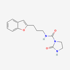 N-(3-(benzofuran-2-yl)propyl)-2-oxoimidazolidine-1-carboxamide