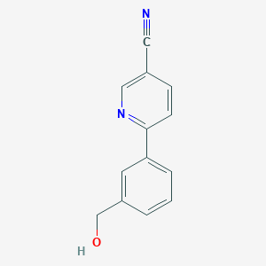 6-(3-(Hydroxymethyl)phenyl)nicotinonitrile