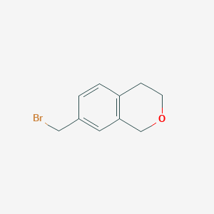 molecular formula C10H11BrO B3001482 7-(Bromomethyl)isochromane CAS No. 2228574-75-0