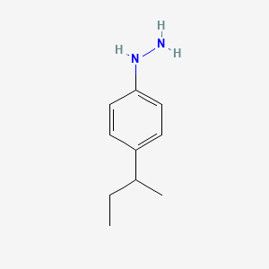molecular formula C10H16N2 B3001483 [4-(Butan-2-yl)phenyl]hydrazine CAS No. 412925-60-1