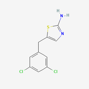 5-[(3,5-Dichlorophenyl)methyl]-1,3-thiazol-2-amine