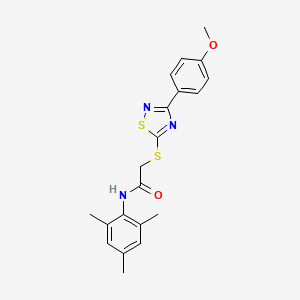 N-mesityl-2-((3-(4-methoxyphenyl)-1,2,4-thiadiazol-5-yl)thio)acetamide