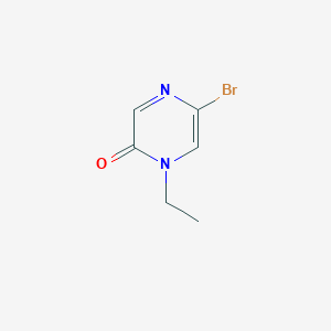 molecular formula C6H7BrN2O B3001497 5-Bromo-1-ethylpyrazin-2(1H)-one CAS No. 1935548-91-6