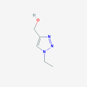 molecular formula C5H9N3O B3001518 1-ethyl-1H-1,2,3-Triazole-4-methanol CAS No. 77177-22-1
