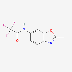 2,2,2-trifluoro-N-(2-methyl-1,3-benzoxazol-6-yl)acetamide