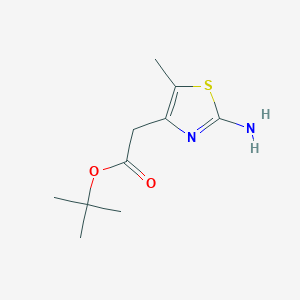 tert-Butyl 2-(2-amino-5-methylthiazol-4-yl)acetate