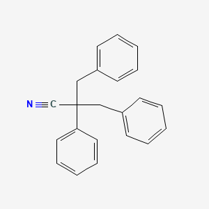 2-Benzyl-2,3-diphenylpropanenitrile