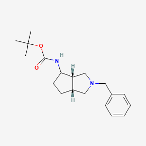 tert-butyl ((3aS,6aR)-2-benzyloctahydrocyclopenta[c]pyrrol-4-yl)carbamate