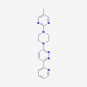 3-[4-(5-Methylpyrimidin-2-yl)piperazin-1-yl]-6-pyridin-2-ylpyridazine