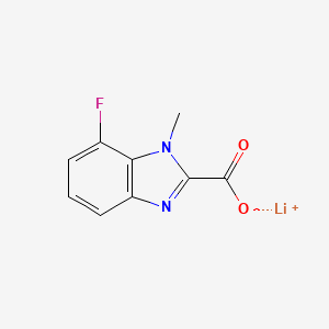 Lithium 7-fluoro-1-methyl-1H-benzo[d]imidazole-2-carboxylate