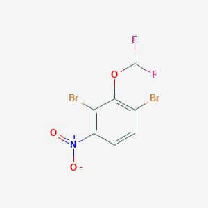 1,3-Dibromo-2-difluoromethoxy-4-nitrobenzene