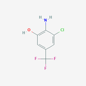 2-Amino-3-chloro-5-(trifluoromethyl)phenol