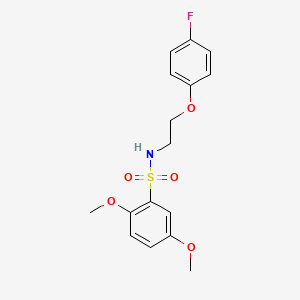 N-(2-(4-fluorophenoxy)ethyl)-2,5-dimethoxybenzenesulfonamide