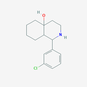 1-(3-Chlorophenyl)octahydroisoquinolin-4a(2H)-ol