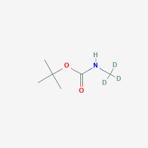molecular formula C6H13NO2 B3001747 Tert-butyl N-(trideuteriomethyl)carbamate CAS No. 2227595-52-8