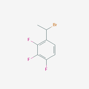 molecular formula C8H6BrF3 B3001836 1-(1-Bromoethyl)-2,3,4-trifluorobenzene CAS No. 1823316-08-0