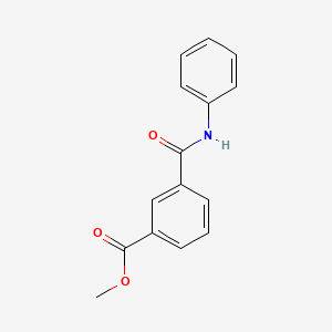 molecular formula C15H13NO3 B3001844 Methyl 3-(phenylcarbamoyl)benzoate CAS No. 139191-85-8