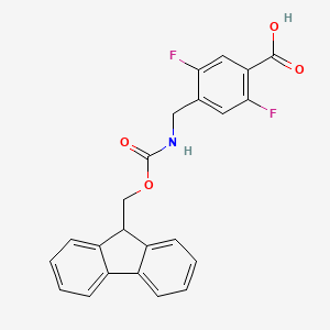 4-[(9H-Fluoren-9-ylmethoxycarbonylamino)methyl]-2,5-difluorobenzoic acid