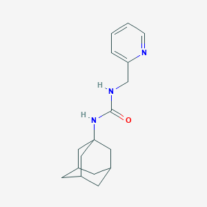 molecular formula C17H23N3O B300191 N-(1-ADAMANTYL)-N'-(2-PYRIDYLMETHYL)UREA 