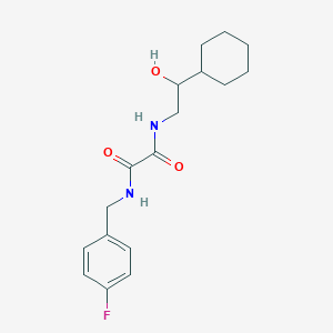 N1-(2-cyclohexyl-2-hydroxyethyl)-N2-(4-fluorobenzyl)oxalamide