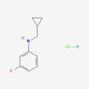 N-(cyclopropylmethyl)-3-fluoroaniline hydrochloride