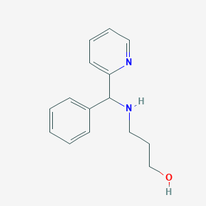 3-[(Phenyl-pyridin-2-yl-methyl)-amino]-propan-1-ol