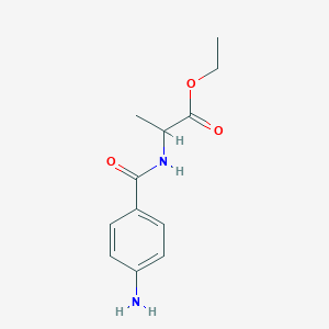 Ethyl 2-[(4-aminophenyl)formamido]propanoate
