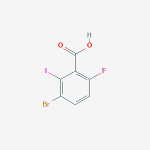 molecular formula C7H3BrFIO2 B3002175 3-BRomo-6-fluoro-2-iodobenzoic acid CAS No. 2090523-93-4