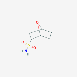 molecular formula C6H11NO3S B3002201 7-Oxabicyclo[2.2.1]heptane-2-sulfonamide CAS No. 1864058-40-1