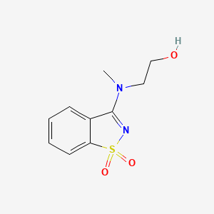 3-((2-Hydroxyethyl)(methyl)amino)benzo[d]isothiazole 1,1-dioxide